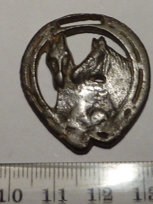 Old bronze medallion like new