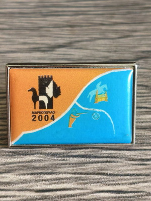 Pin Athens 2004 Olympic Markopoulo Municipality used