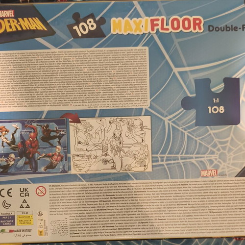 Spiderman puzzle 108 pieces new