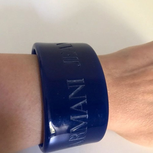 Armani Jeans women's bracelet like new, blue, 35mm width
