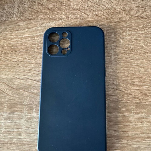 iPhone12Pro case blue with matte texture like new