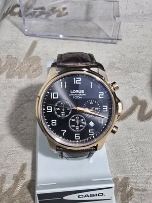 Ρόλοι LORUS RT338GX9 σαν καινούργιο, καφέ και χρυσαφί