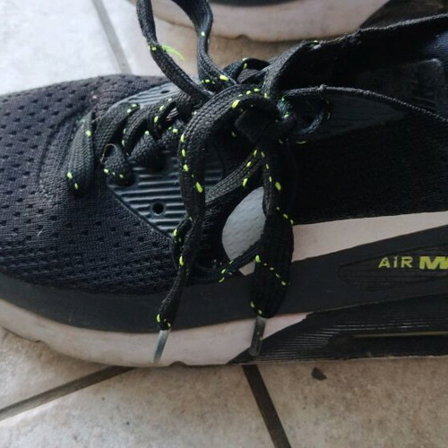 Nike Air athletic shoes used, size 40, black
