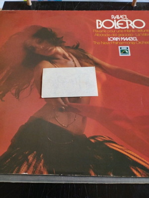 Ravel Bolero LP album used, classical music