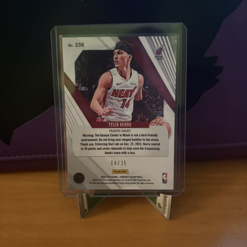 Tyler Herro Panini NBA Young Player numbered card new