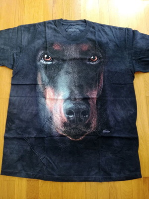 T-shirt The Mountain Dobberman XL μαύρο