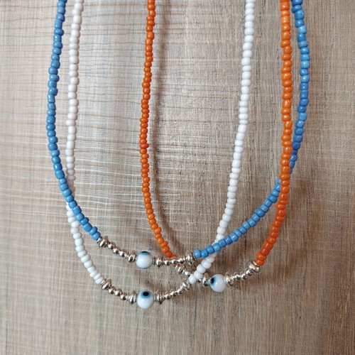 Summer necklace new, colorful with gift packaging