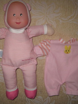 My First Babybebé baby doll like new, fabric talking and crying