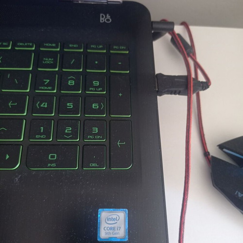 HP gaming laptop used with Intel Core i7, Nvidia GeForce 1650, 16GB RAM