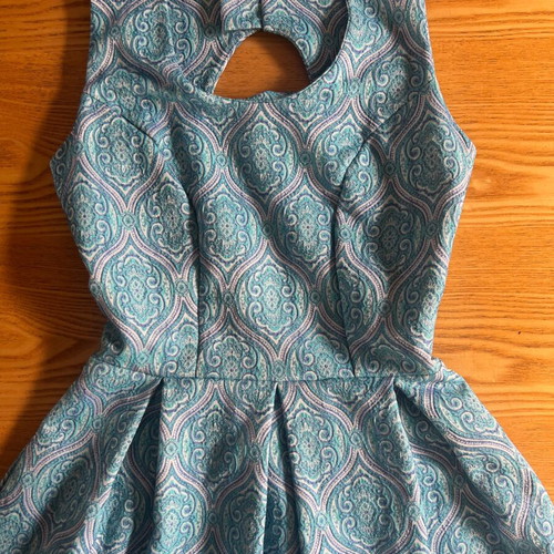Regalinas dress size S like new, colorful with perfect back