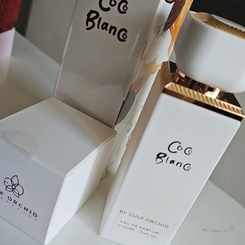 Coco Blanco Gulf Orchid Perfume like new, coconut scent