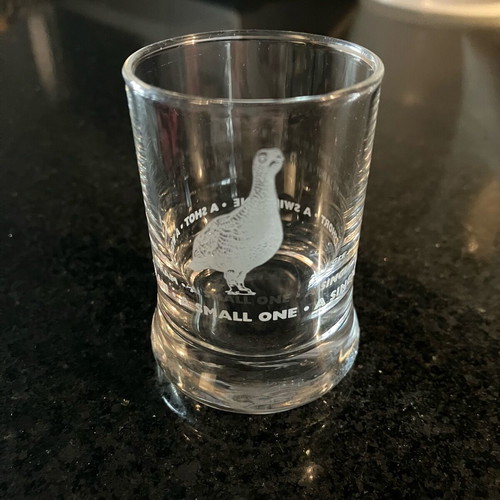 Famous Grouse Whisky Shot Glass like new