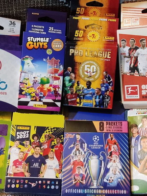 Card and sticker storage boxes new, collection of 40 pieces