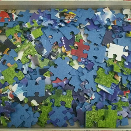 Puzzle 200 pieces used