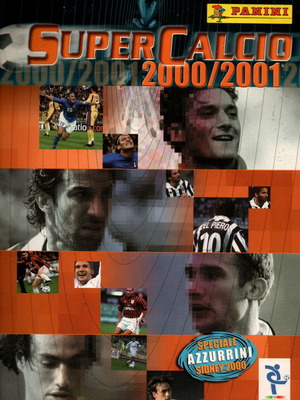Panini Super Calcio 2000-2001 collectible album like new