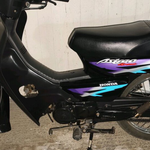 Honda Astra 100 moped refurbished, black, 97 cc, 1999