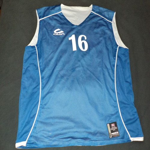 Caan Basketball Uniform Double Face, shirt XL, shorts L, blue white