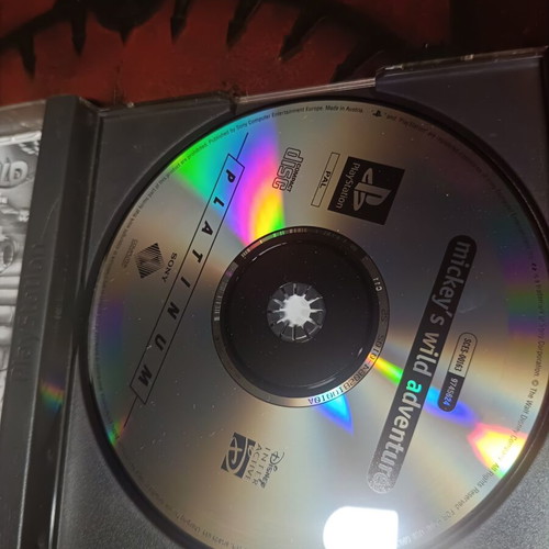 Mickey Wild Adventure PlayStation PS1 game used, Greek and English manual