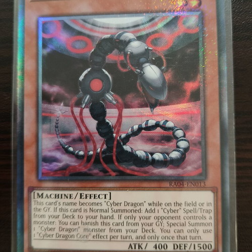 Yu-Gi-Oh Cyber Dragon Core collector's card like new