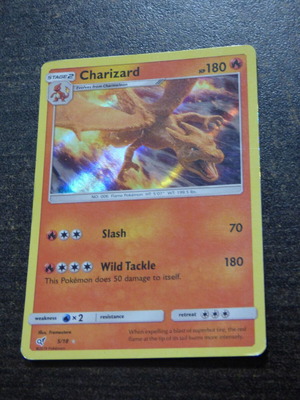 Charizard HP 180 5/18 Holo Pokemon Card μεταχειρισμένο