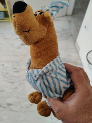 Scooby Doo λούτρινο με πυτζάμες σαν καινούργιο