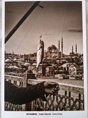 Postcard Konstantinoupolis Mustafa Seven new