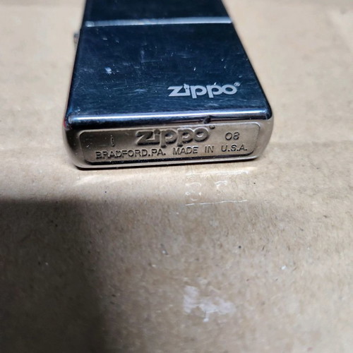 Zippo lighter chrome 2008 used