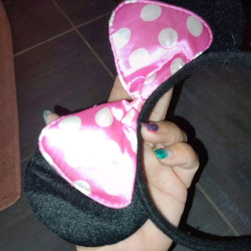 Mini Mouse ears used for Halloween and play