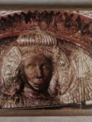 Wooden image Archangel Michael used 9×7