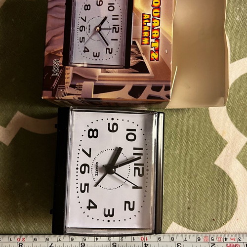 Table alarm clock new with free battery