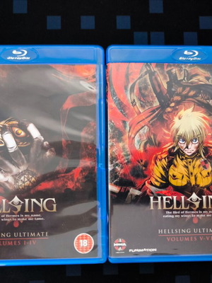Hellsing Ultimate Collection 1 & 2 Blu-ray anime OVA σειρά