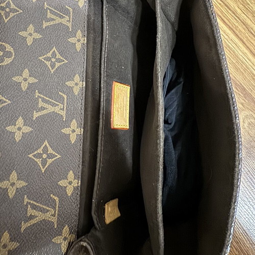 Louis Vuitton original women's bag, black and gold