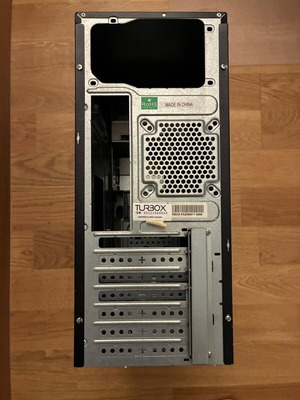 ATX computer case used, no visible marks