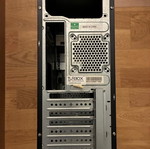 ATX computer case used, no visible marks