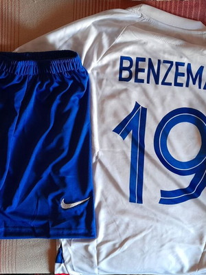 Benzema Football Jersey Set Official Replica, New