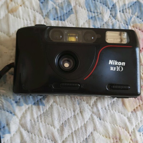 Nikon RF-10 35mm camera used