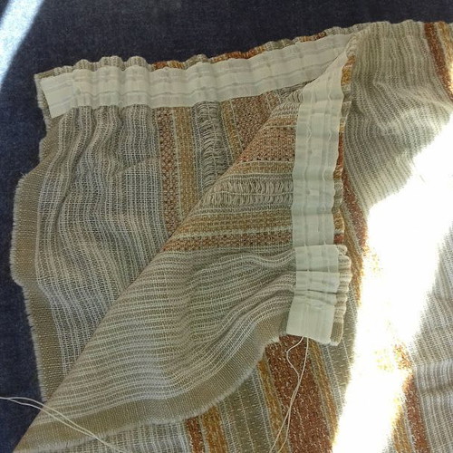 Linen curtain ready sewn like new 1.30x1.55