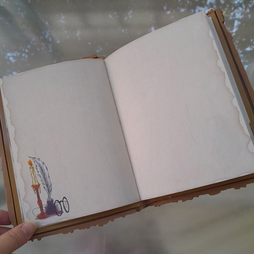 My Magical World Journal notebook used, designed by Tony Basilicato