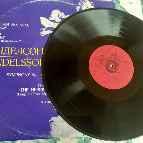 Felix Mendelssohn Symphony No4 Italian, Overture The Hebrides LP used