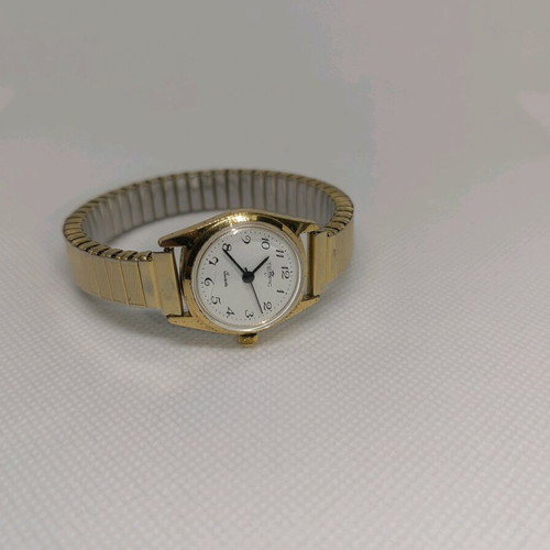 Tempic wristwatch women's used, gold color, 20 mm dial