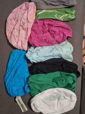 Bandanas new, set of 9 for hair