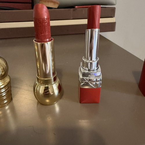 Dior Diorific 075 Ultra Spice 641 lipsticks like new, set of 2