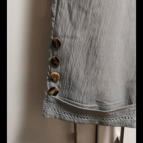 Shein pants L grey like new with elastic waist