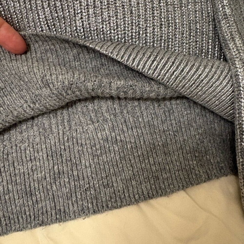 Sisley sweater size M silver like new