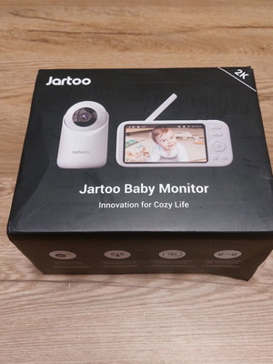 Jartoo 2K Ultra HD Baby Monitor like new, 5.5" screen, AI sensor, 6000mAh