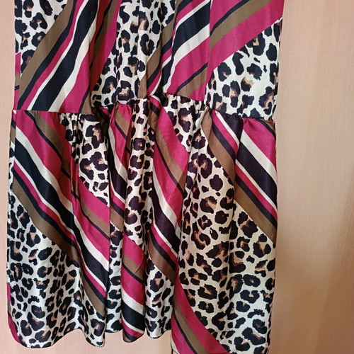 Women's long dress like new, multicolor, size M-L