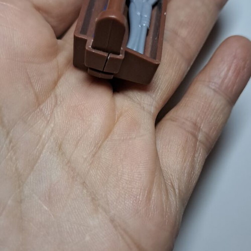 Playmobil brown toolbox with tools