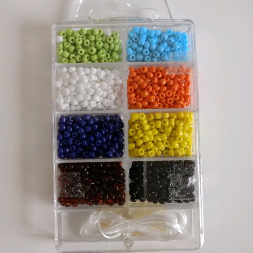 Beads like new, assorted colors