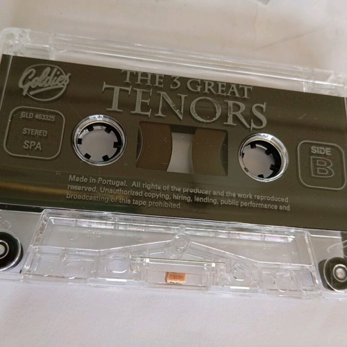 The Three Tenors collectible cassette new, classical music