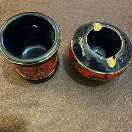 C. Fiorentine Italy Smoking Set handmade, like new